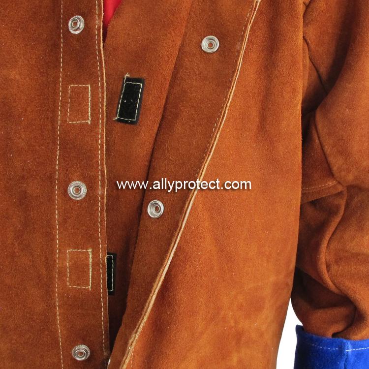 AP-7130 咖啡色全皮上身焊服